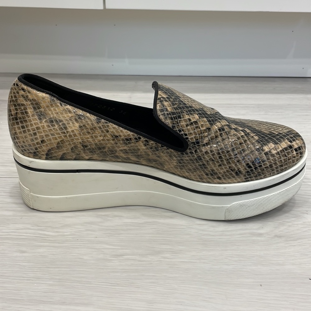 Stella McCartney Binx Python/Snakeskin Print Platform Shoes - Picture 12 of 16